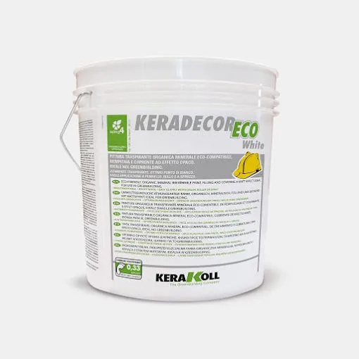 Secchio di pittura traspirante Keradecor Eco White