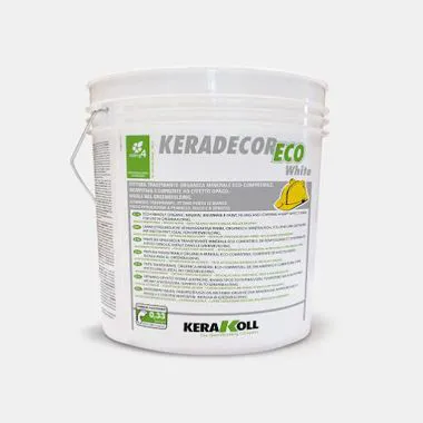 Secchio di pittura traspirante Keradecor Eco White